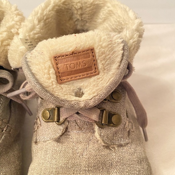 Toms Sherpa Lined Ankle Boot Convertible Shoes. Size 8w - Picture 10 of 13